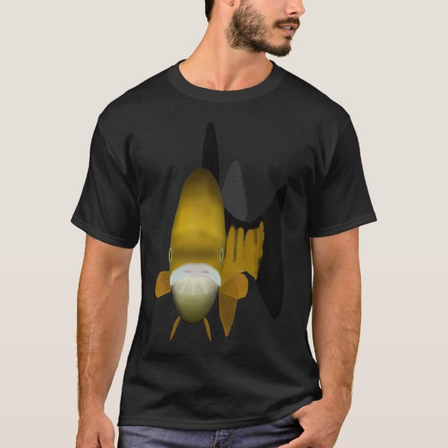 Camiseta Poleiro Amarelo - Cabeça de Peixe (Frente)