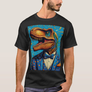 Camiseta Polera Retrato Dinosaurio