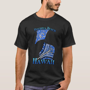 Camiseta Polhua Beach Hawaii Vacation Tribal Stingray