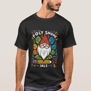 Camiseta Polí Gnome Iais Matemática Trocadilho Álgebra Estu