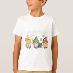 Camiseta Polí-gnomos-iais Gnomos Professor de Álgebra Matem