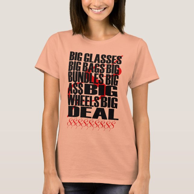 CAMISETA POLI$HED - FAÇA ISSO, POR EXEMPLO, T-SHIRT (Frente)