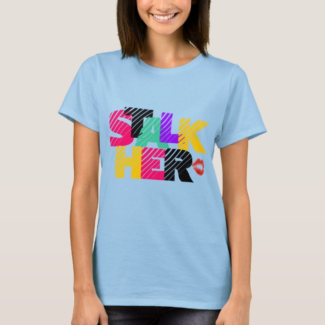Camiseta POLI$HED-( STALKER) "PEDI-LA" (Frente)