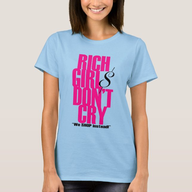 Camiseta POLI$HED - T-shirt "RICH GIRLS" (Frente)