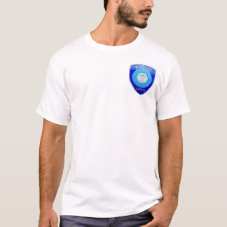 CAMISETA POLICE-T COM LETRAS CAPITALIZADAS
