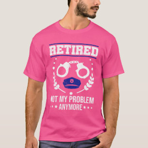Camiseta Polícia aposentada reformada reformadora de pensão