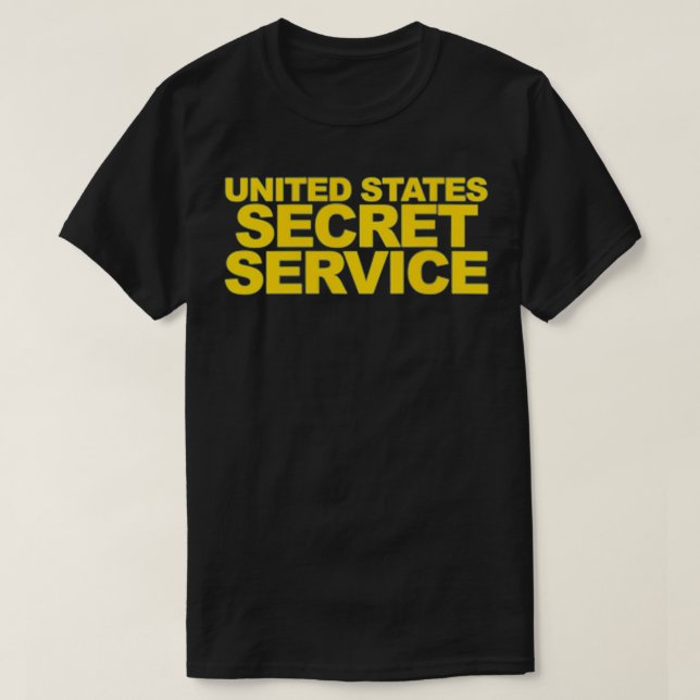 Camiseta POLÍCIA da Polícia Secreta dos EUA (Frente do Design)