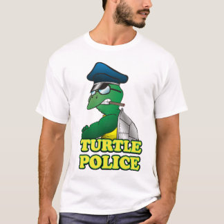Camiseta Polícia da tartaruga