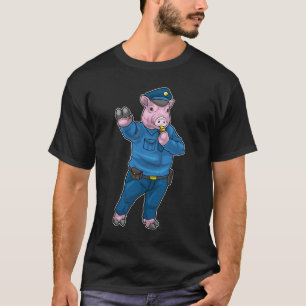Camiseta Polícia de Assobio de Suíno