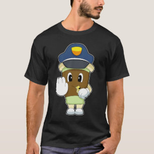 Camiseta Polícia de Assobio do Café
