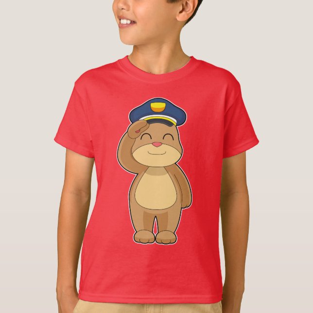 Camiseta Polícia de Bear que Polícia (Frente)