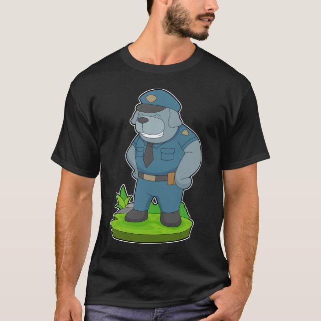 Camiseta Polícia de Cães (Frente)