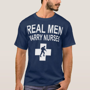 Camiseta Polícia de Enfermeiros Casados de Homens Reais
