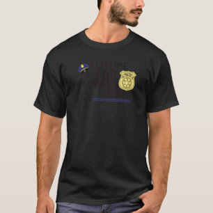 Camiseta Polícia De Futuro Policial Para Mulheres Homens