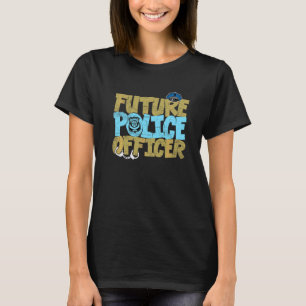 Camiseta Polícia De Futuro Policial Para Mulheres Homens
