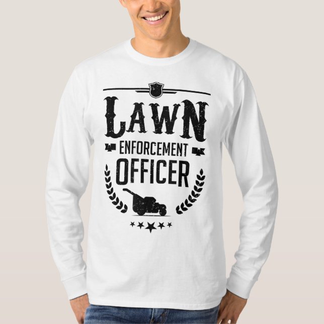 Camiseta Polícia de Jardim do Remador de Cabeças (Frente)