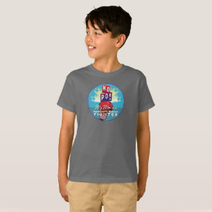 Camiseta Polícia de KO Minha Mãe luta contra a doença de Pa