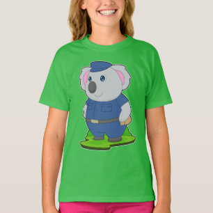 Camiseta Polícia de Koala - Polícia