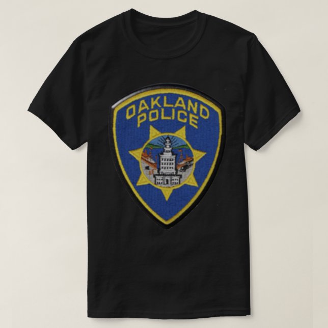 Camiseta Polícia de Oakland (Frente do Design)