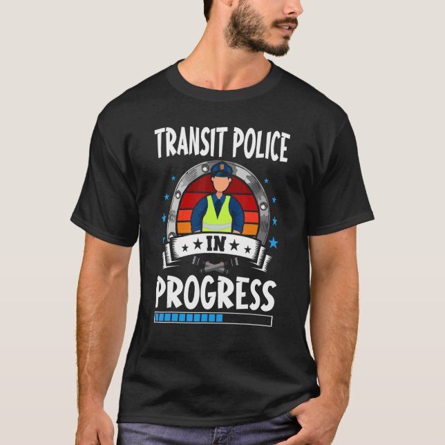 Camiseta Polícia de Trânsito em Andamento Estudante (Frente)