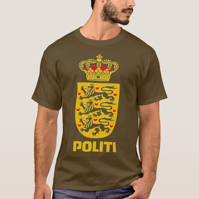 Camiseta Polícia Dinamarquesa Politi (Frente)