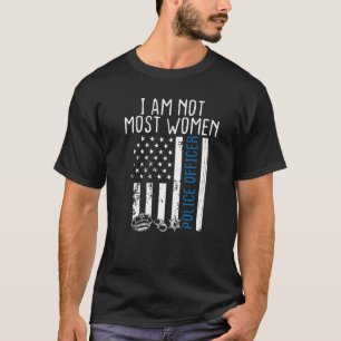 Camiseta Polícia do turno da noite e não a maioria das mulh