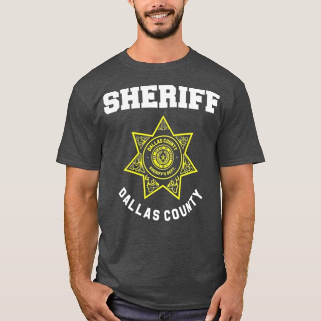Camiseta Polícia do Xerife do Condado de Dallas (Frente)