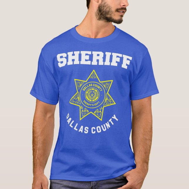 Camiseta Polícia do Xerife do Condado de Dallas (Frente)