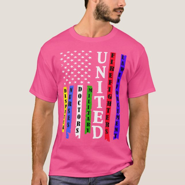 Camiseta Polícia Expedição de Bombeiros Médicos Nurs (Frente)