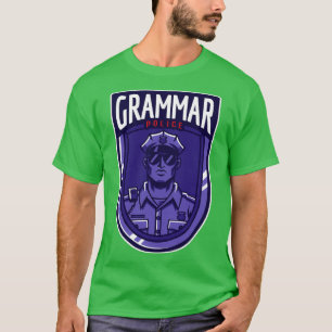 Camiseta Polícia gramatical valgepolicia valacher giftengra