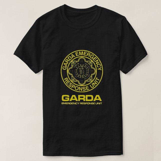 Camiseta Polícia irlandesa Swat Garda ERU (Frente do Design)