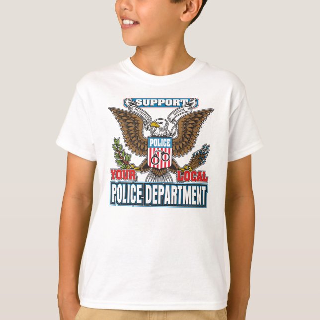 Camiseta Polícia local de apoio (Frente)