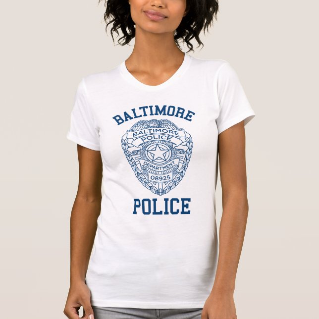 Camiseta Polícia Maryland de Batimore (Frente)