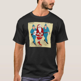 Camiseta Polícia Navidad: Papai Noel Foi Muito Mau