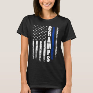 Camiseta Polícia Policial Grampeia Dia de os pais De Bandei