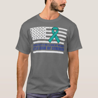 Camiseta Polícia Ptsd Consciência Polícia Saúde Mental