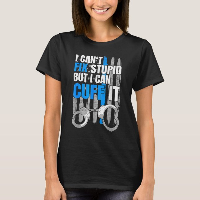 Camiseta Policiais algemados Polícia 1 (Frente)