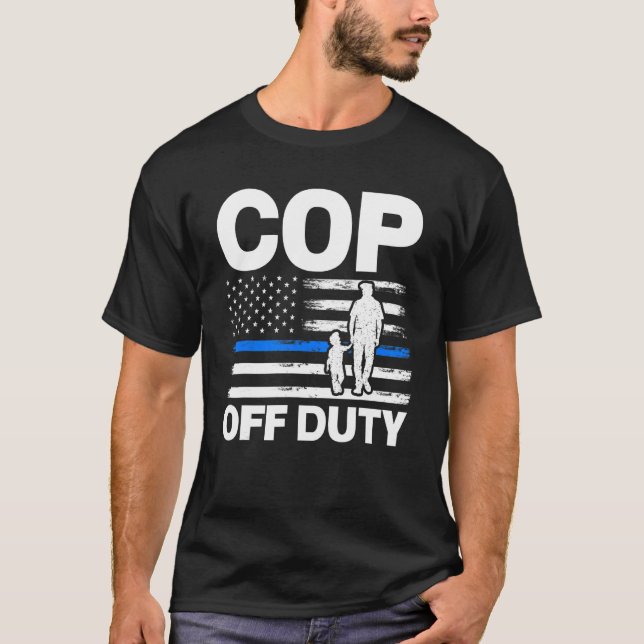 Camiseta Policiais de Polícia de Segurança de Serviço (Frente)