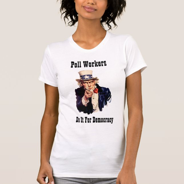 Camiseta Policiais Fazem Isso Pela Democracia (Frente)