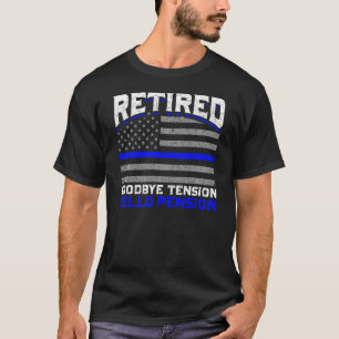 Camiseta Policial aposentado, polícia de ideias