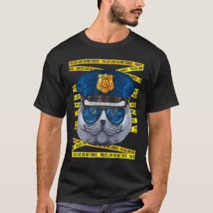 Camiseta Policial British Shorthair Policial Polícia