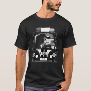 Camiseta Policial De Porco, Lover De Cachorro, Amante de os