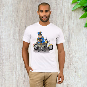 Camiseta Policial Escrevendo Tíquete Mens T-Shirt