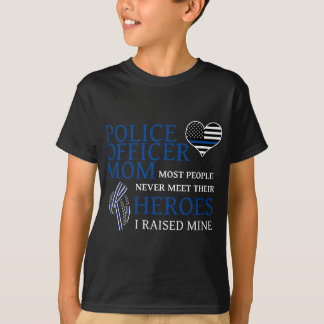 Camiseta Policial Mãe - Família Thin Blue Line
