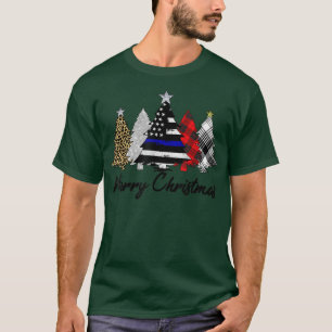 Camiseta Policial NnX1 Merry Xmas Natal Azul