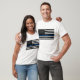 Camiseta Policial Thin Blue Line American Flag Add Name (Unisex)