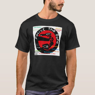 Camiseta Policie a anti parada de PoPo e Frisk o design