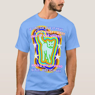 Camiseta Polígono Eu Faço O Que Quero Idiomas Bilíngues