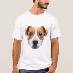Camiseta Polígono JRT Dogfather Mãe de Cachorro Amante de C