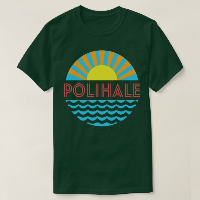 Camiseta Polihale Beach Sun E Waves (Frente do Design)